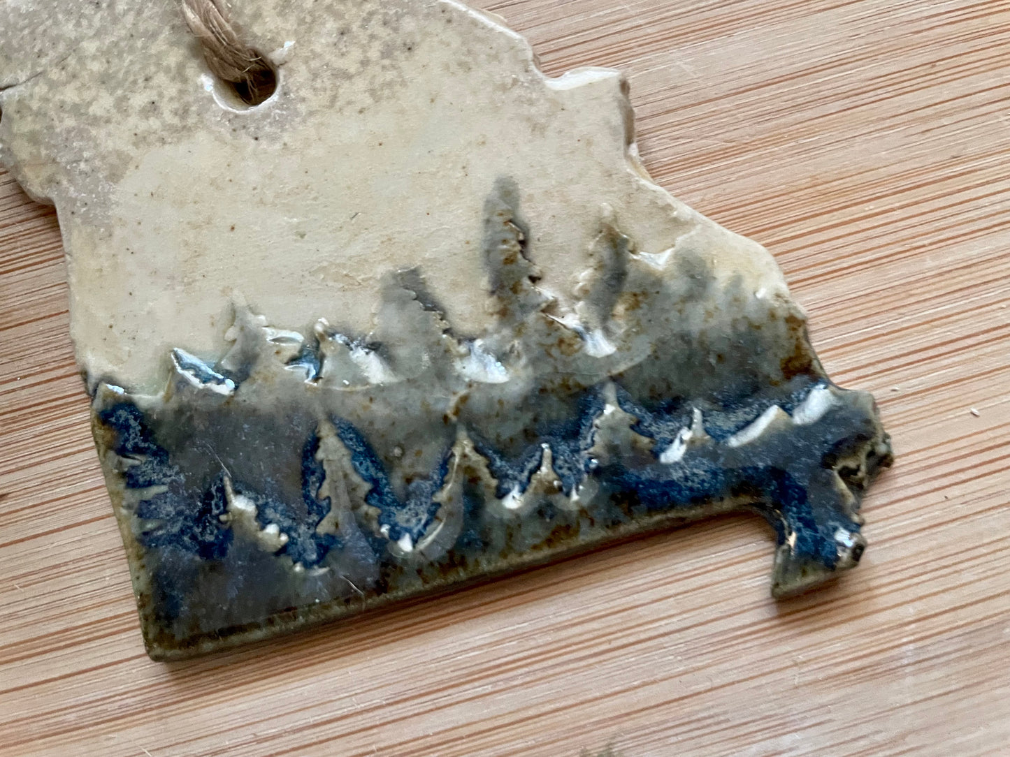 Missouri Rustic Clay Ornament