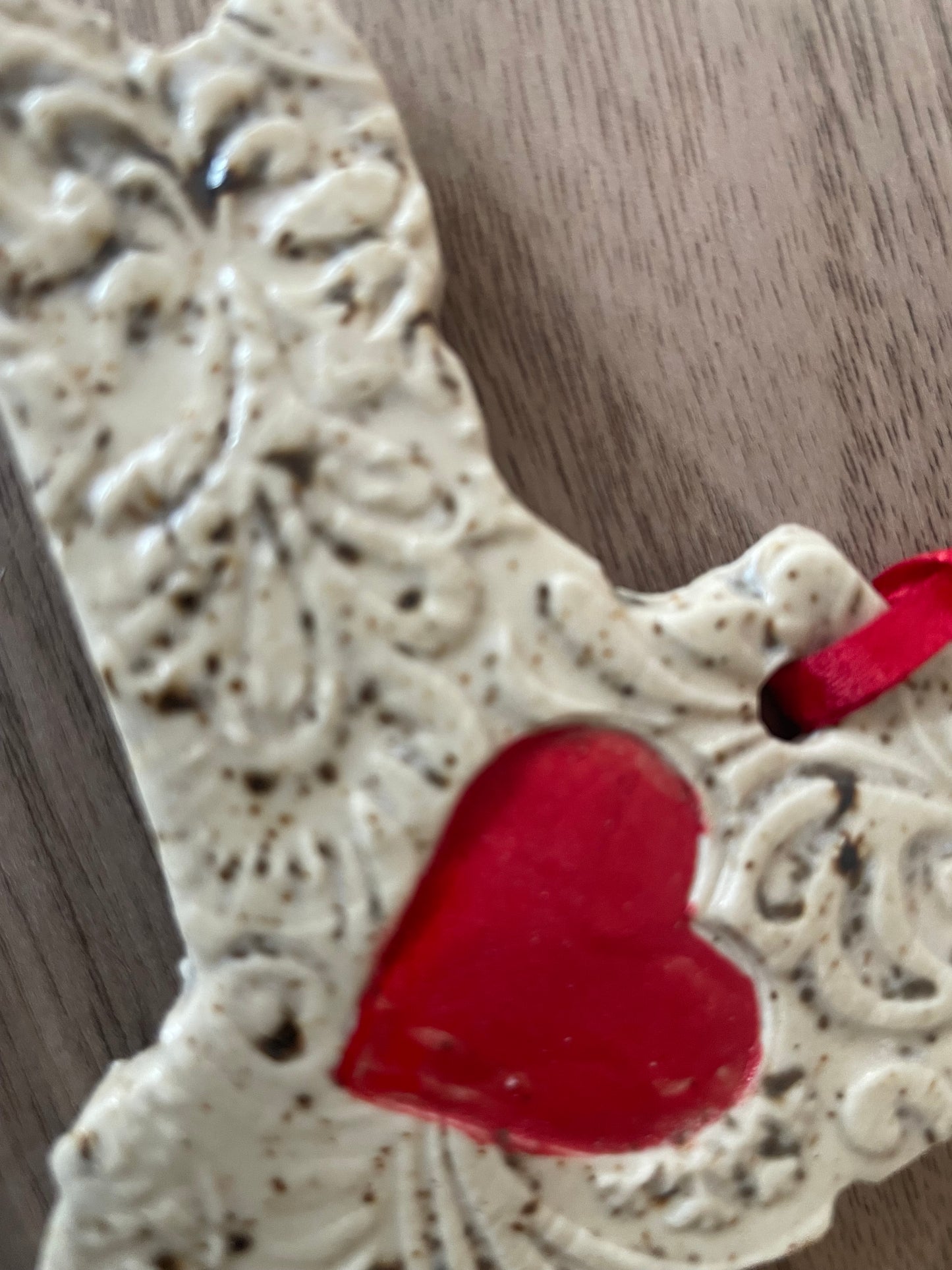 New York Rustic Clay Ornament