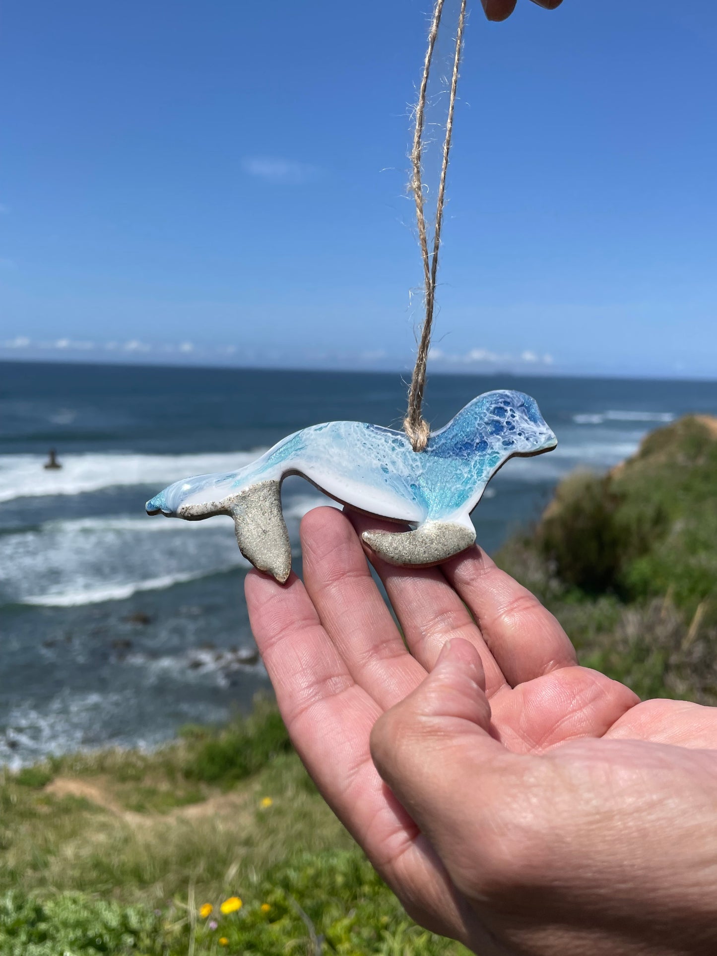 Baby Seal Seaside Ornament