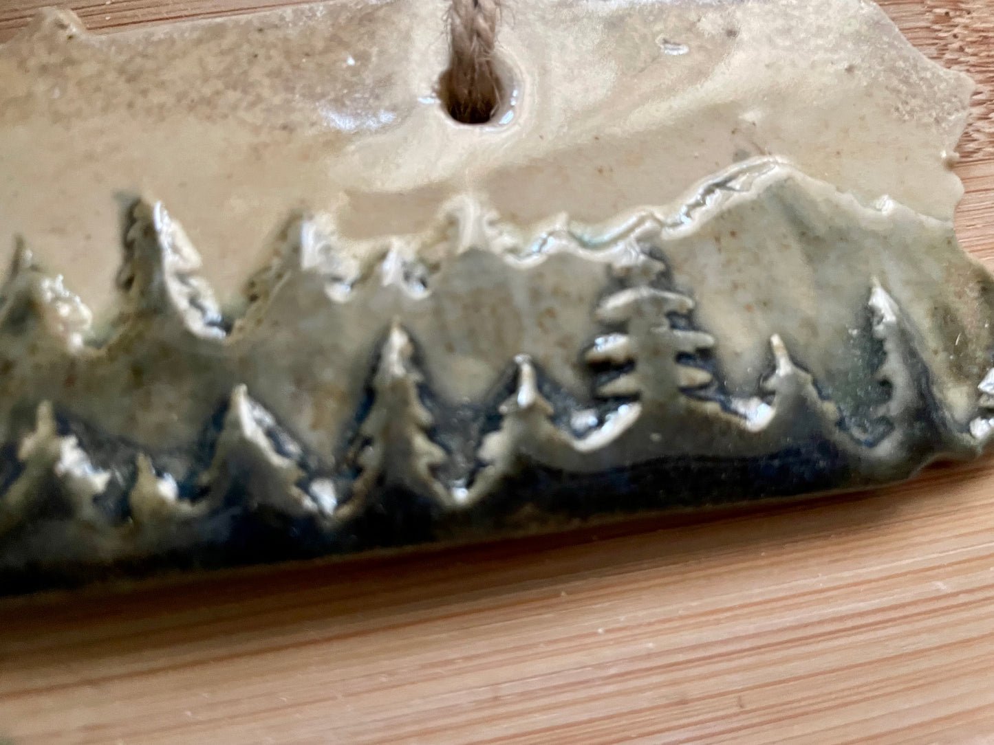 Pennsylvania Rustic Clay Ornament