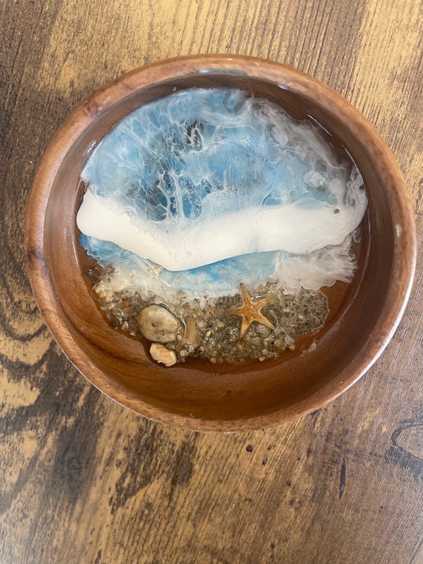 Resin Ocean Ring Dish