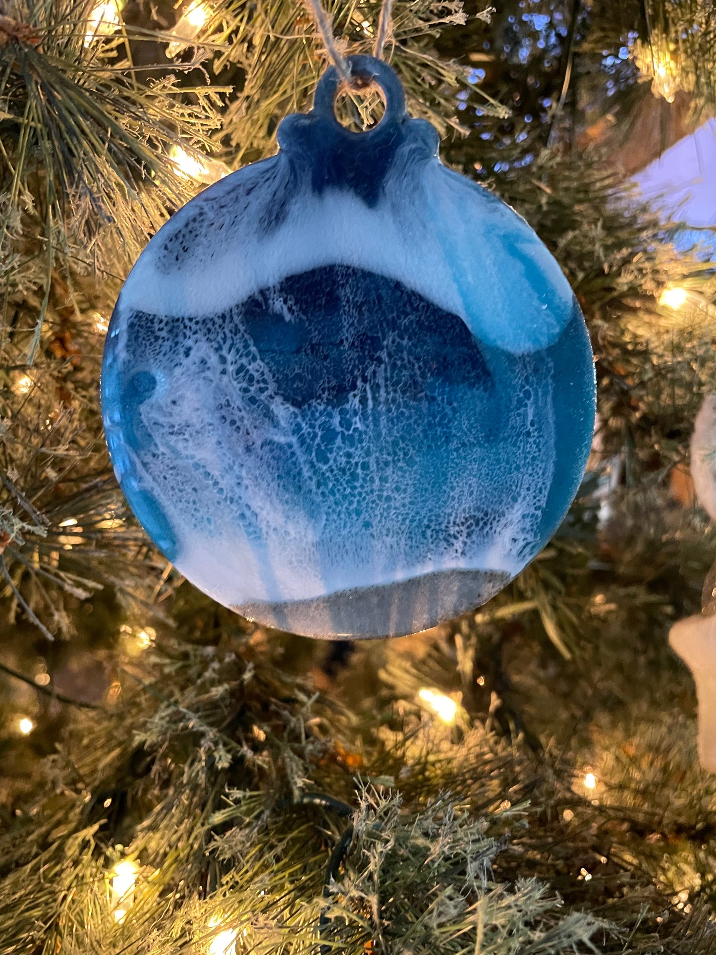 Christmas Bulb Seashore Ornament