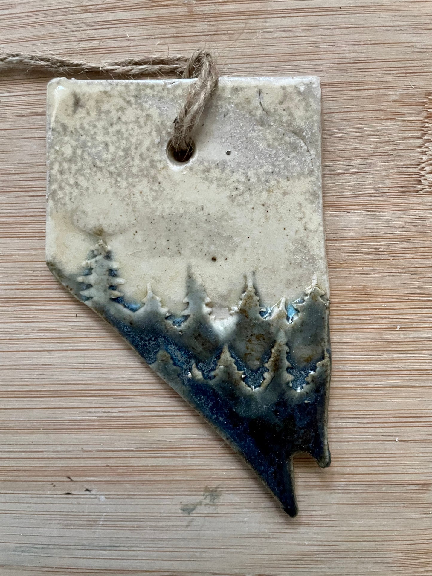 Nevada Rustic Clay Ornament