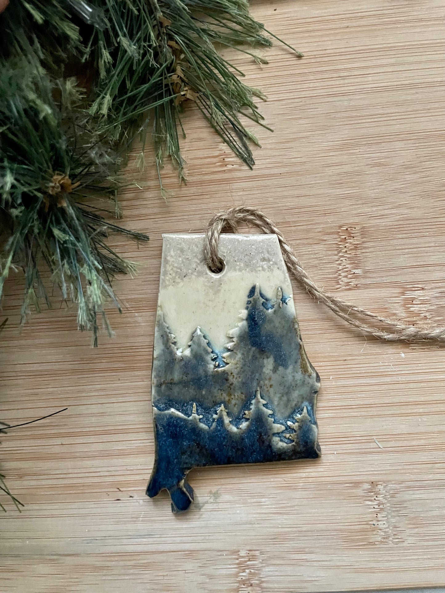 Oahu Rustic Clay Ornament