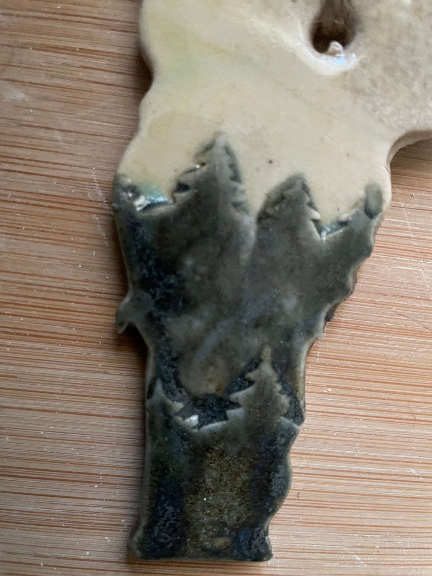 Vermont Rustic Clay Ornament