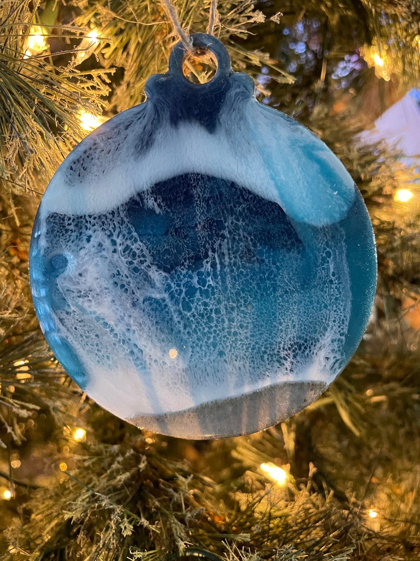 Christmas Bulb Seashore Ornament