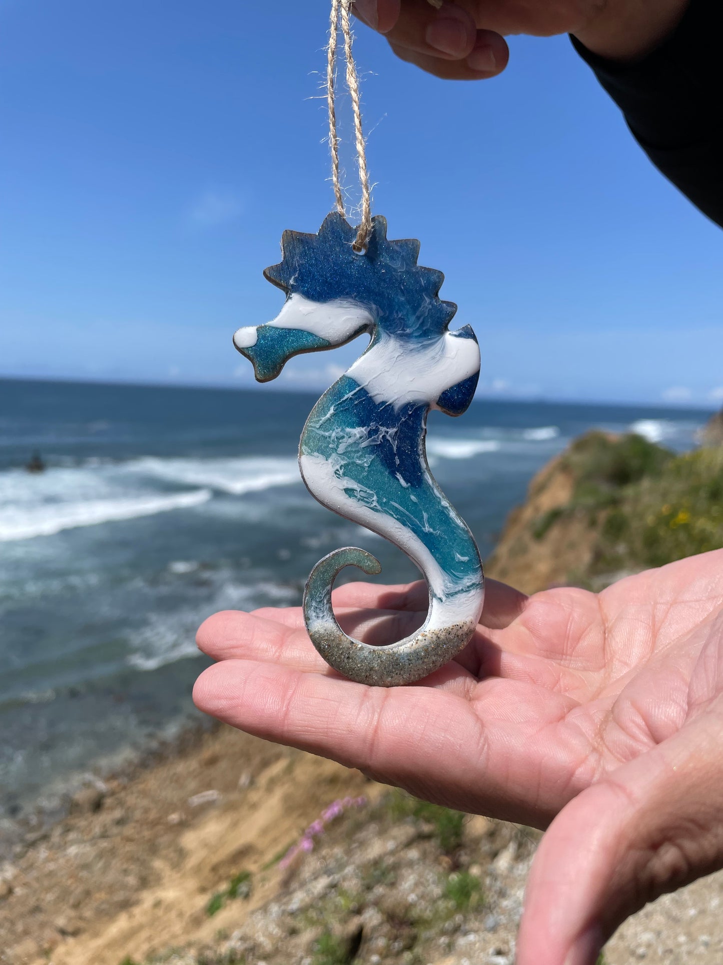 Seahorse Seaside Ornament
