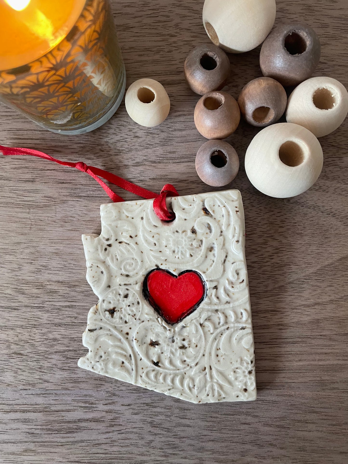 Arizona Rustic Clay Ornament