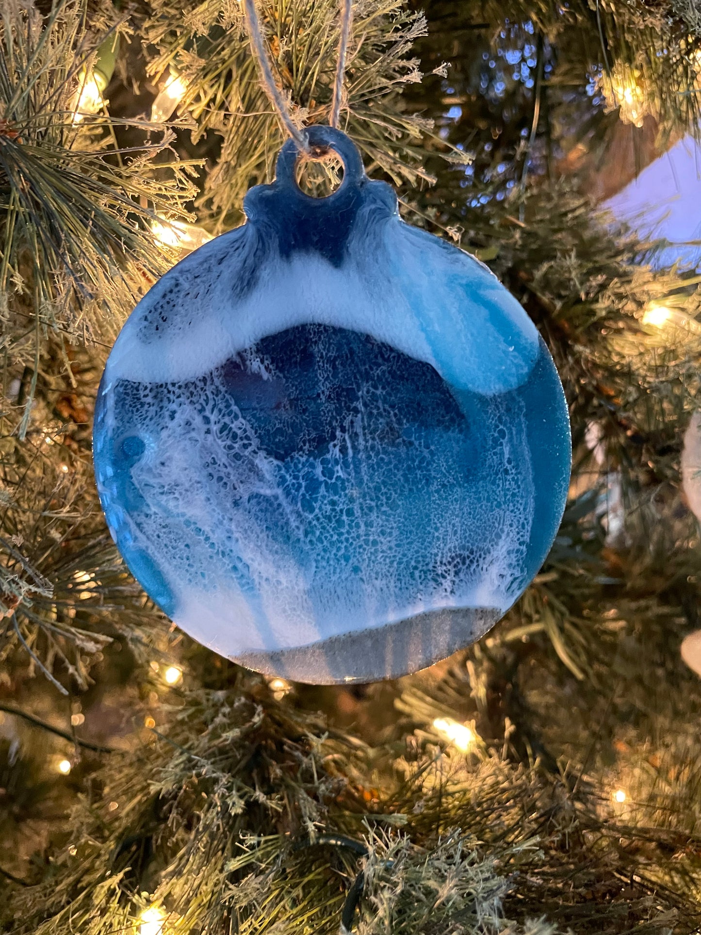 Christmas Bulb Seashore Ornament