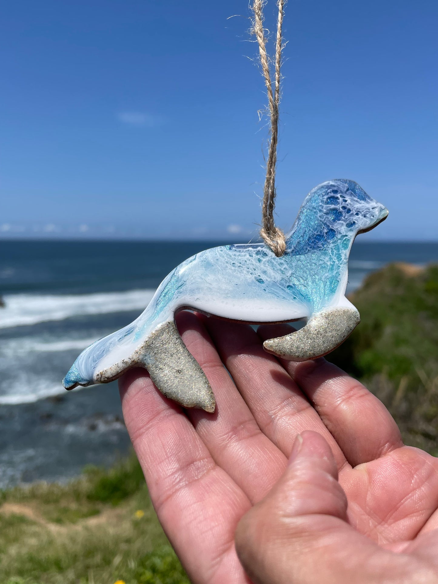 Baby Seal Seaside Ornament