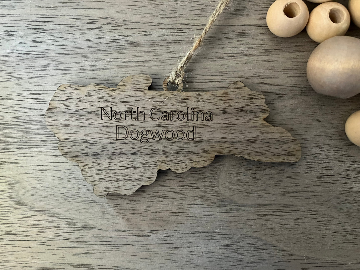 North Carolina Wooden State Flower Ornament