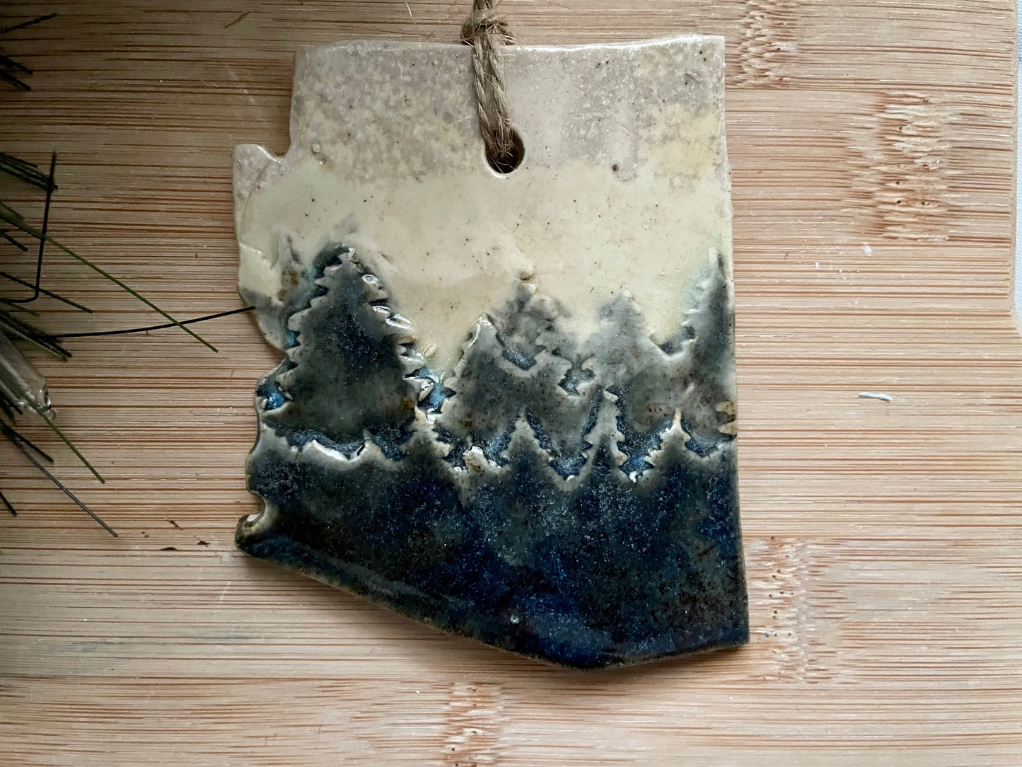 Arizona Rustic Clay Ornament
