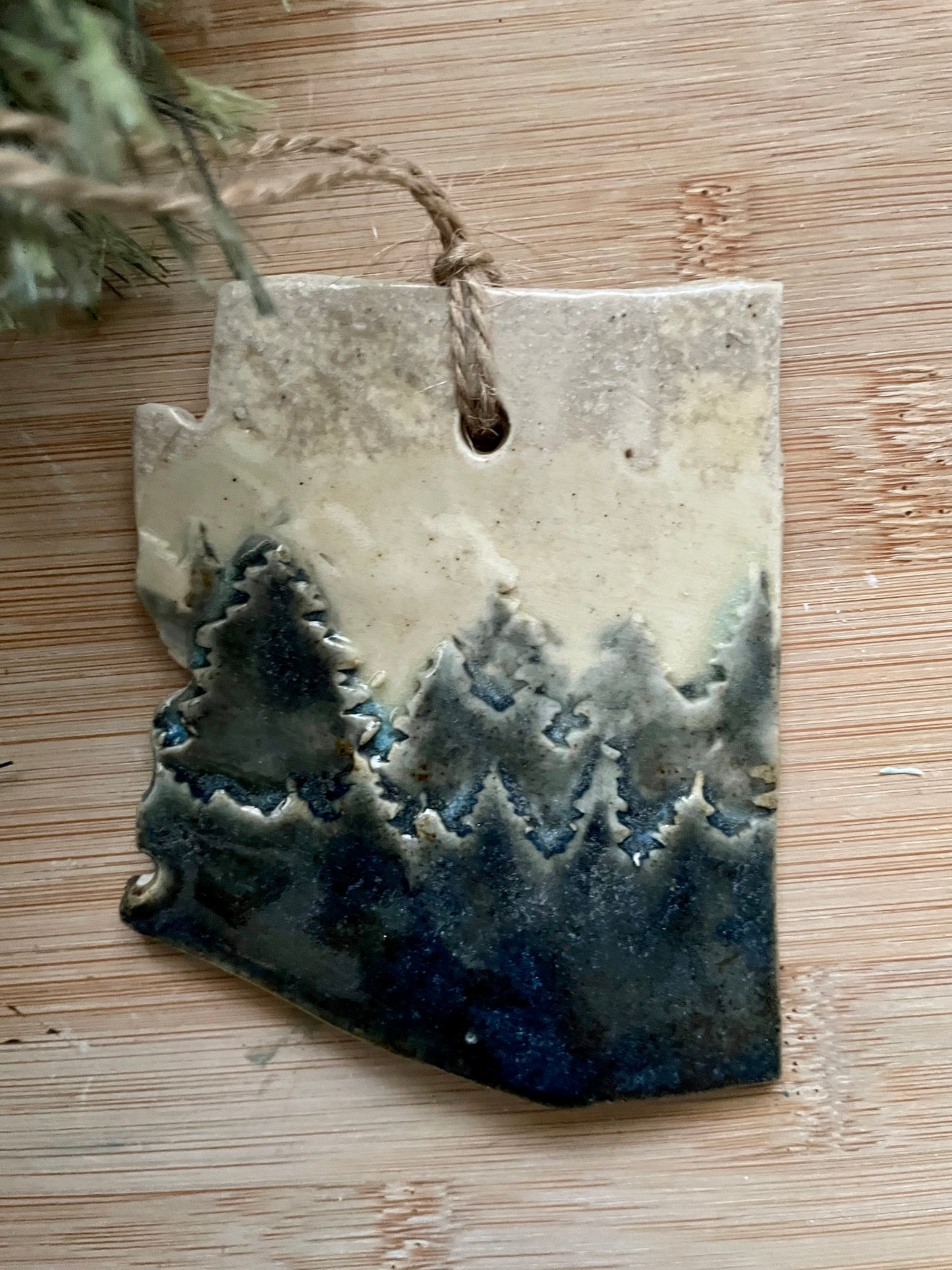 Arizona Rustic Clay Ornament