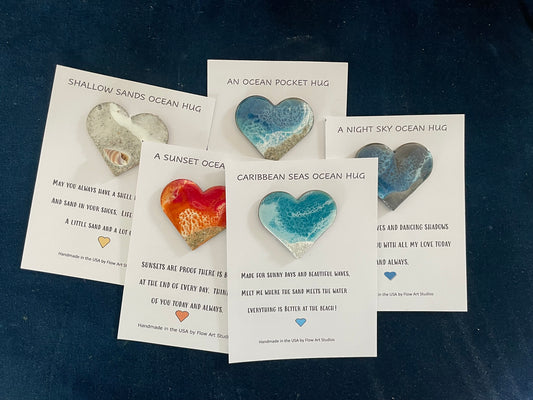 Ocean Pocket Heart