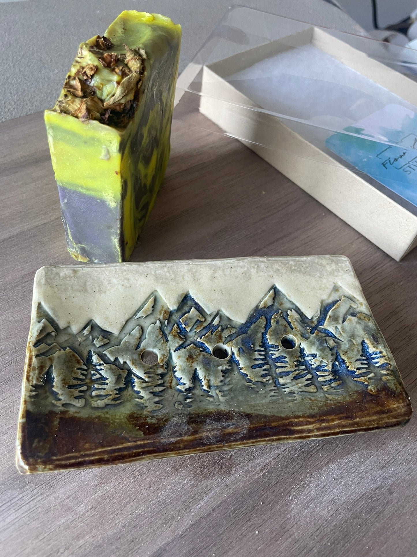 Soap Dish with Luxury Soap