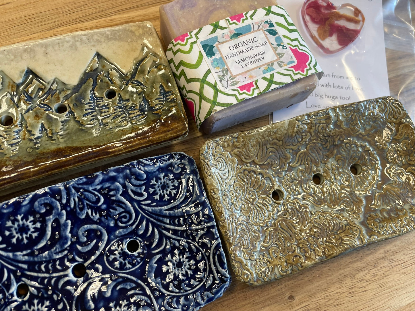 Soap Dish with Luxury Soap